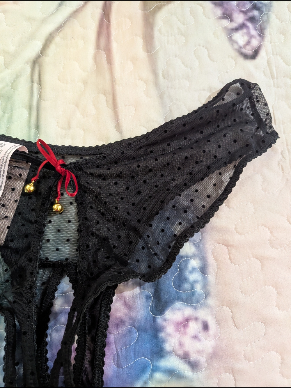 🖤 Victoria’s Secret Black Polka Dot Cheeky Panty – Large – NWT - Picture 9 of 13